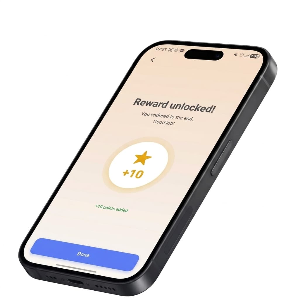 Reward — the time you get back